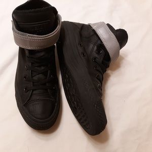 Converse all stars hi top size 8 leather